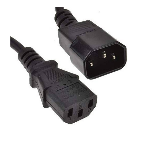 Kettle Power Extension IEC Male to Female Cable